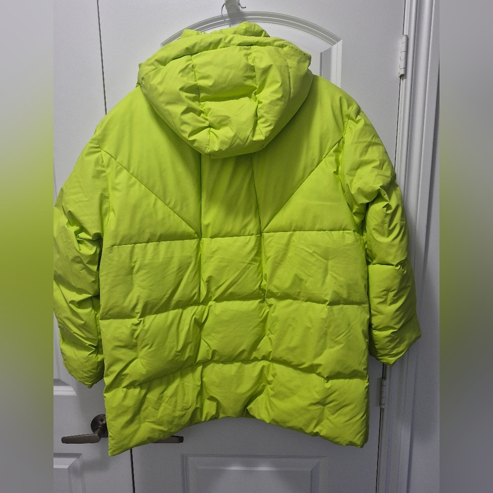 Rains Hooded Padded-Design Jacket, Medium - Picture 10 of 11
